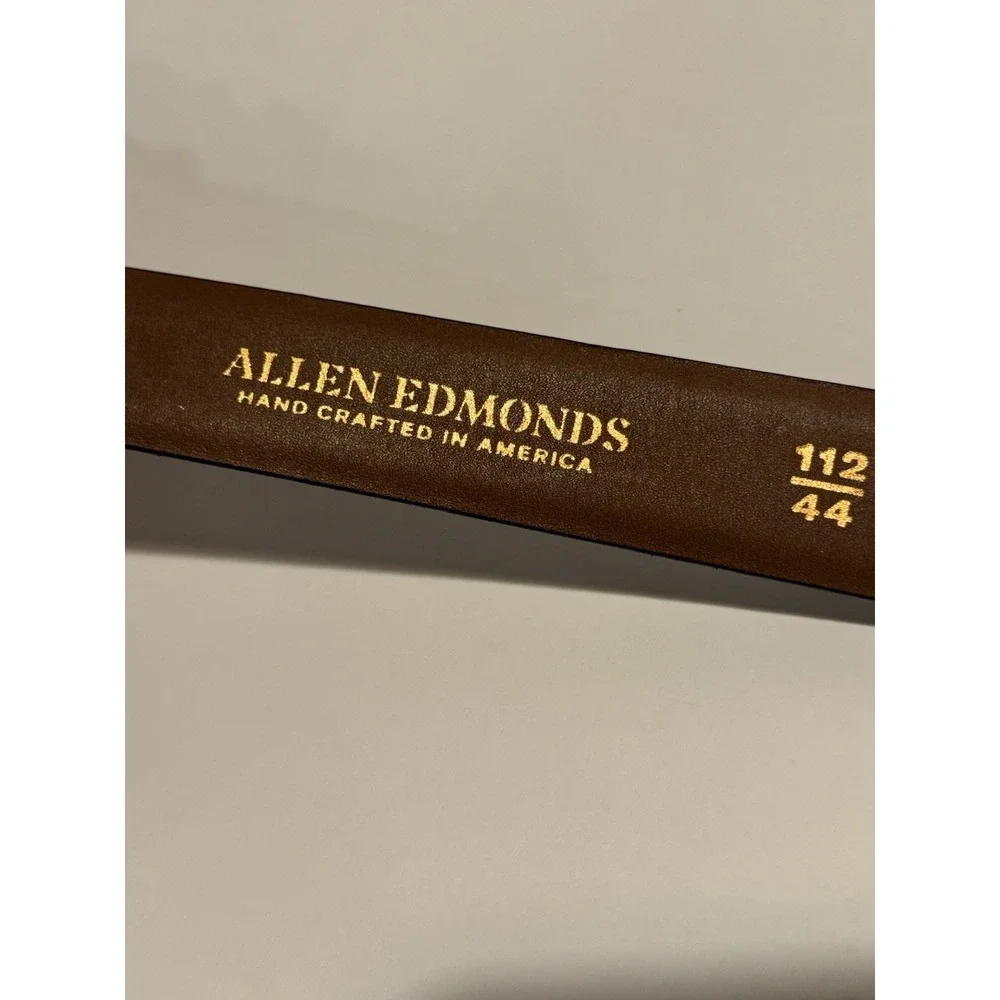 Allen Edmonds 14098 Brown Belt 44 NWT